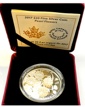 2017 Canada $20 Dollars Fine Silver Coin, Pearl Flowers