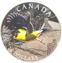 2016 Canada 20 Dollars Fine Silver Coin, The American Goldfinch