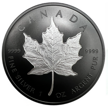 2020 Fine Silver maple Leaf, Rhodium-Plated Incuse 1-oz, SML