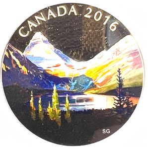 2016 Canada 20 Dollars Fine Silver Coin, Canadian Landscape Series-The Lake