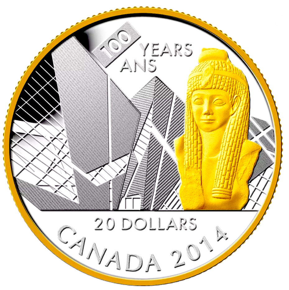 2014 Canada 20 Dollars Fine Silver Coin - Royal Ontario Museum