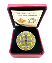 2014 Canada 20 Dollars Fine Silver, Stained Glass-casa Loma