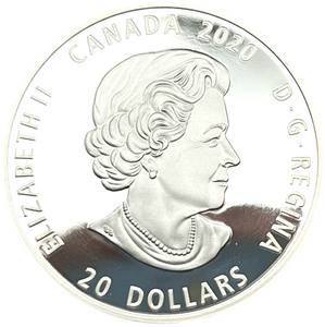 2020 Canada 20 Dollars Fine Silver, Under A Hopeful Moon