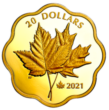 2021 Canada 20 Dollars Fine Silver, Iconic Maple Leaves