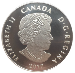 2017 Canada Fine Silver $10 Ten Dollars-Passion to Play-Calgary Flames