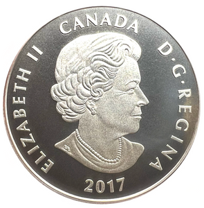 2017 Canada Fine Silver $10 Ten Dollars-Passion to Play-Vancouver Canucks