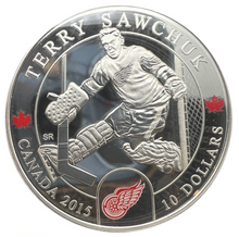 2015 $10 Ten Dollars-Goalies-Terry Sawchuck