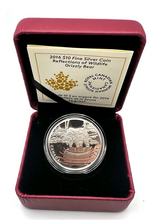 2016 Canada Fine Silver $10 Ten Dollars-Reflections of Wildlife-Grizzly Bear