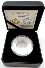 2023 Canada Silver $ 2 Dollar-Tribute-W Mint Mark-Polar Bear