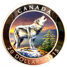 2015 Canada 20 Dollars, Fine Silver coin- The Wolf