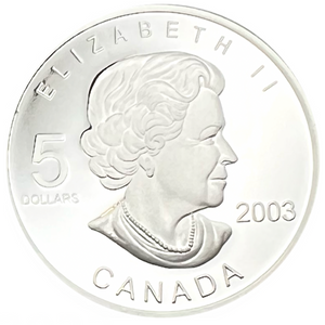 2006 Canada Fine Silver $5 FIFA "World Cup" 2003