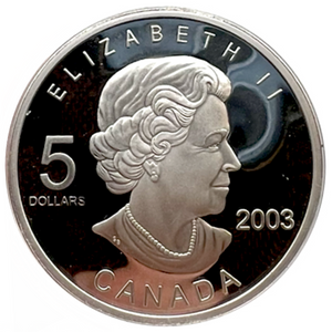 2006 Canada Fine Silver $5 FIFA "World Cup" 2003