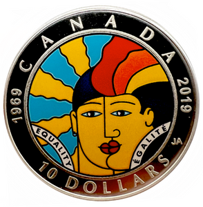 2019 Canada Fine Silver $10 EQUALITY