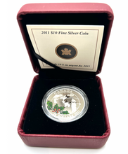 2011 Fine Silver $10 Dollars - Little Skaters