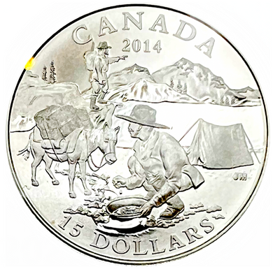 2014 $15 Fifteen Dollars Exploring Canada-The Gold Rush