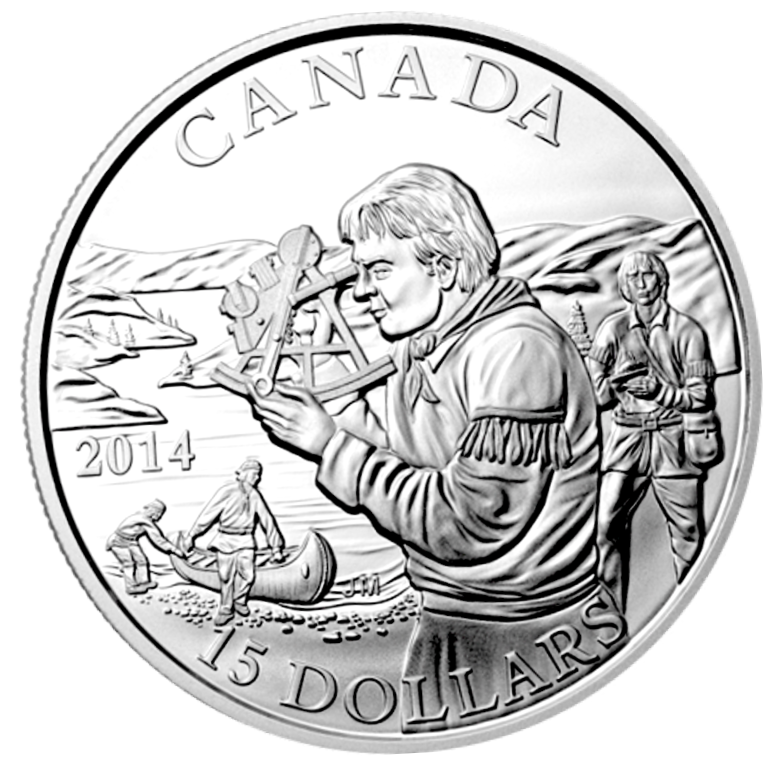 2014 $15 Fifteen Dollars Exploring Canada-The Pioneering Mapmakers