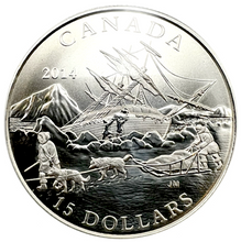 2014 $15 Fifteen Dollars Exploring Canada-The Arctic Expedition