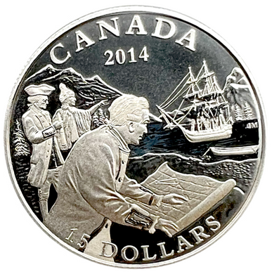 2014 $15 Fifteen Dollars Exploring Canada-The West Coast Exploration