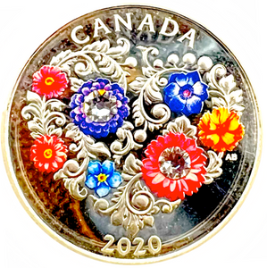 2020 Canada 3$ Fine Silver Coin - Celebration of Love