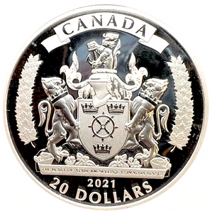 2021 Canada 20 Dollars Fine Silver Coin, The Black loyalists