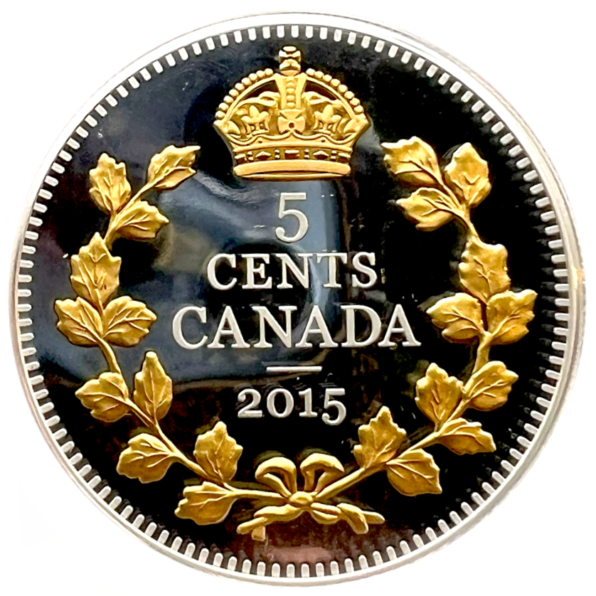 2015 Canada Five Cents Fine Silver-legacy of the Canadian 2015 Canada Five Cents Fine Silver-legacy of the Canadian