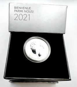 2021 Canada Fine Silver Proof $10 Welcome to the World, Ten Dollars