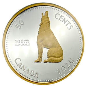 2020 Canada Fifty Cents Fine Silver 2 Ounces, 100th Anniversary of the Birth of Alex Colville