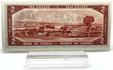 1954 Bank of Canada Two Dollars Test Note AU-55 Serial-SR 2766402