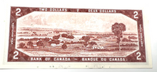 1954 Bank of Canada Two Dollars AU Serial-NR 0704047