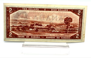 1954 Bank of Canada Two Dollars EF Serial-ER 8834535