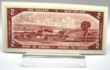 1954 Bank of Canada Two Dollars UNC Serial-EG 8229812