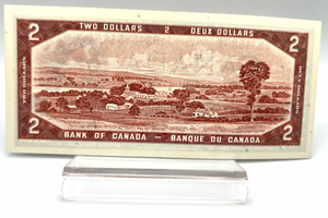 1954 Bank of Canada Two Dollars AU Serial-LG 8345851