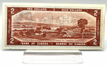 1954 Bank of Canada Two Dollars EF Serial-VB 6933828