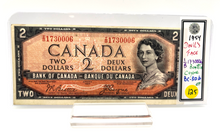 1954 Bank of Canada Two Dollars  EF-40 Devil's Face Serial-IB 1730006