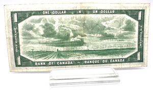 1954 Bank of Canada One Dollars VG  Devil's Face Serial-HA 0299538