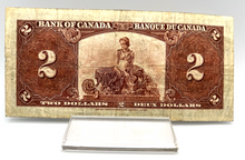 1937 Bank of Canada Two Dollars F-12 Osborne Serial-AB 2801162