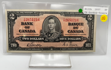 1937 Bank of Canada Two Dollars EF-40 Serial-TB 2651216