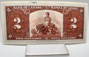 1937 Bank of Canada Two Dollars EF-40 Serial-TB 2651216