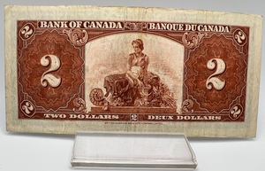 1937 Bank of Canada Two Dollars VF-20 Serial-UB 8441826