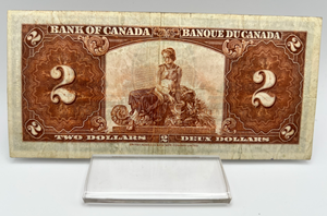 1937 Bank of Canada Two Dollars VF-20 Serial-YB 4169498