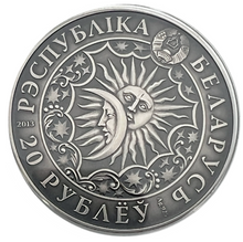 2013 Republic of Belarus Signs of Zodiac 20 Rubles-Capricorn