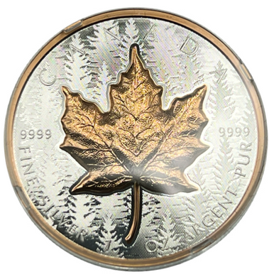 2025 Canada 20 Dollars 1 oz.  Fine Silver Maple Leaf –  Ultra-High Relief Coin