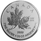 2020 Silver Maple Leaf Fractional Set-O Canada