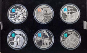 2012 Royal Mint Celebration of Britain Six Coin Set Great British Icons