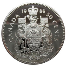1986 Canada Fifty Cents Nickel proof Heavy cameo