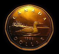 1988 Canada Proof Loonie Dollar