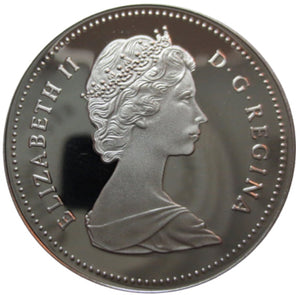 1989 Canada Fifty Cents Nickel proof Heavy cameo