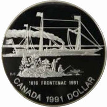 1991 Proof Set-175th Anniversary of the Frontenac