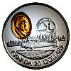 1993 Canada 20$ Fairchild 71C-Aviation commemoratives Series one, Coin # 7