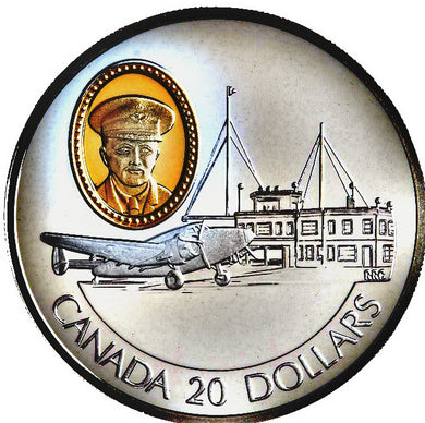 1993 Canada 20$ Lockeed 14 Super Electra-Aviation commemoratives Series one, Coin # 8